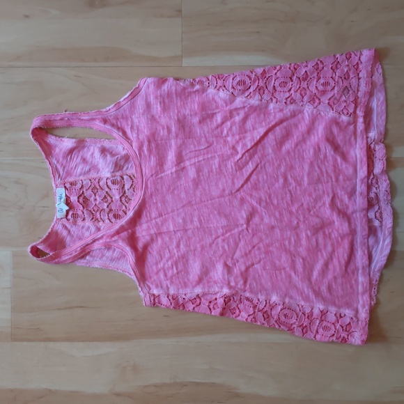 3 Lace Tank Tops: Aeropostale, H&M, xhilaration, S crochet racerback bundle set - Picture 8 of 16